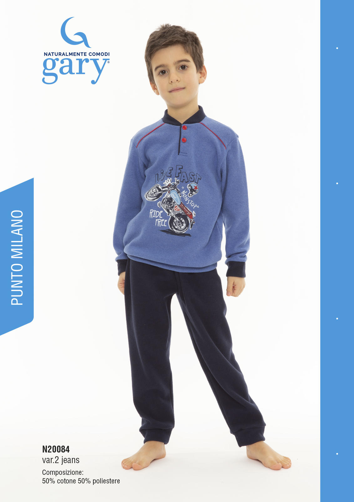 PIGIAMA BAMBINO M/L N20084 Tellini S.r.l. Ingrosso Abbigliamento